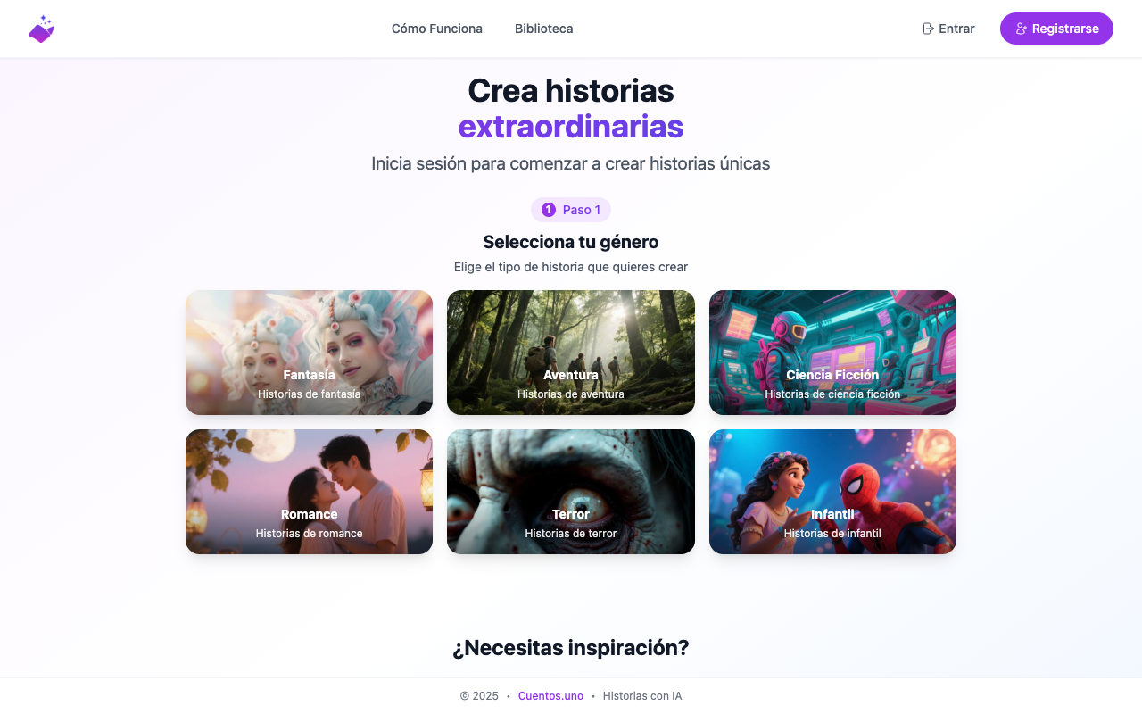 Cuentos.uno - Create unique stories with AI in just minutes