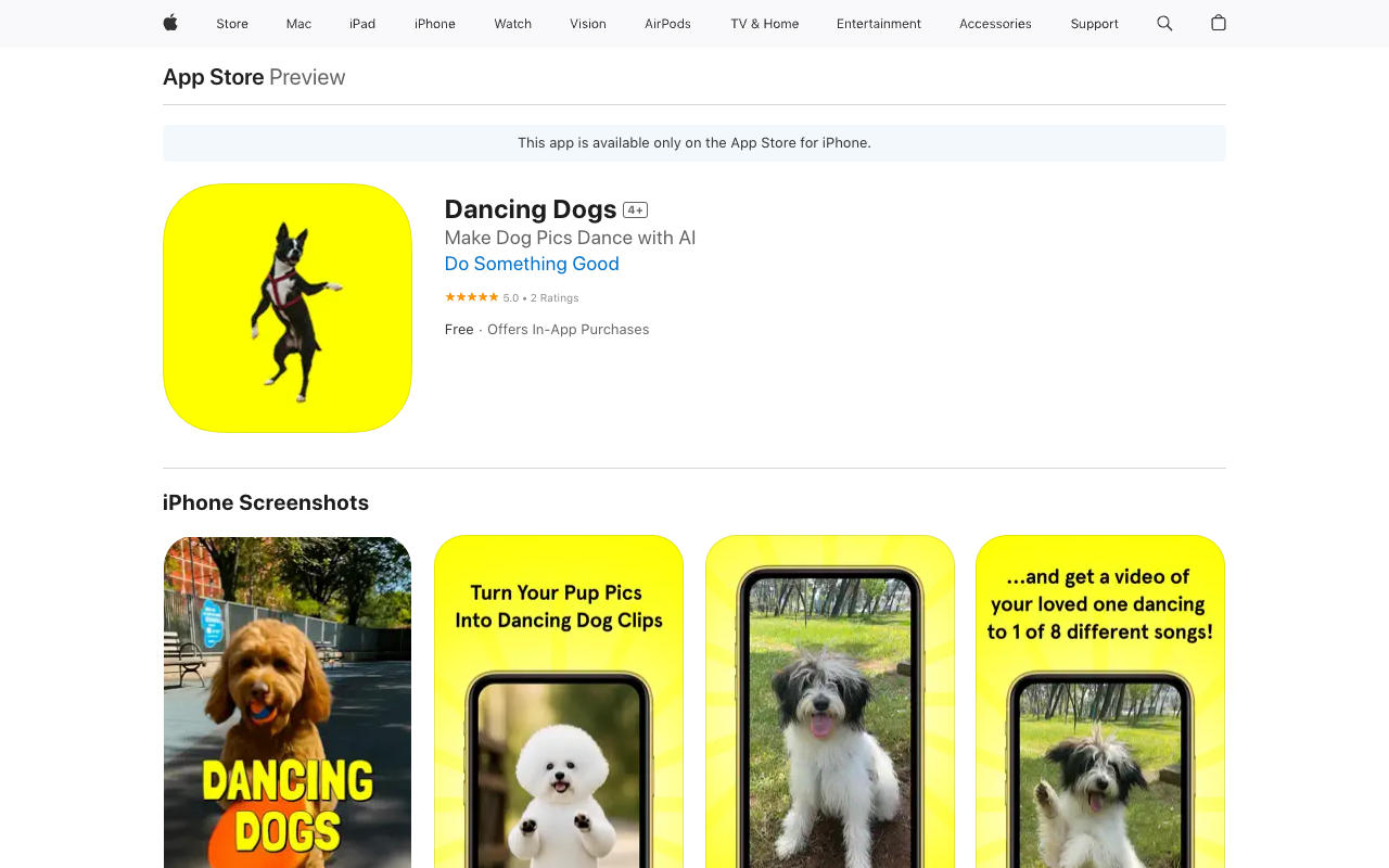 Dancing Dogs - Turn your dog's photos into fun dancing videos with AI