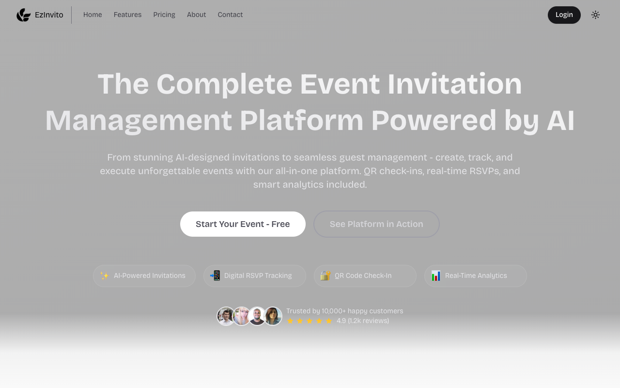EzInvito - Your complete AI-powered event invite toolkit