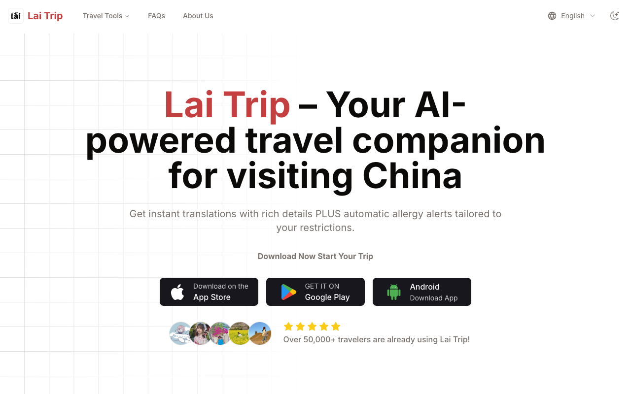 Lai Trip - Your AI-powered travel companion for visiting China