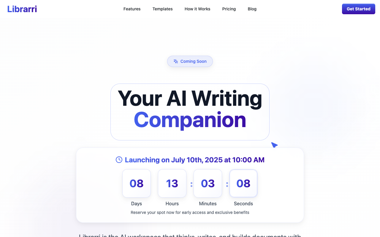 Librarri - An AI-native Online Document IDE for creating and transforming documents