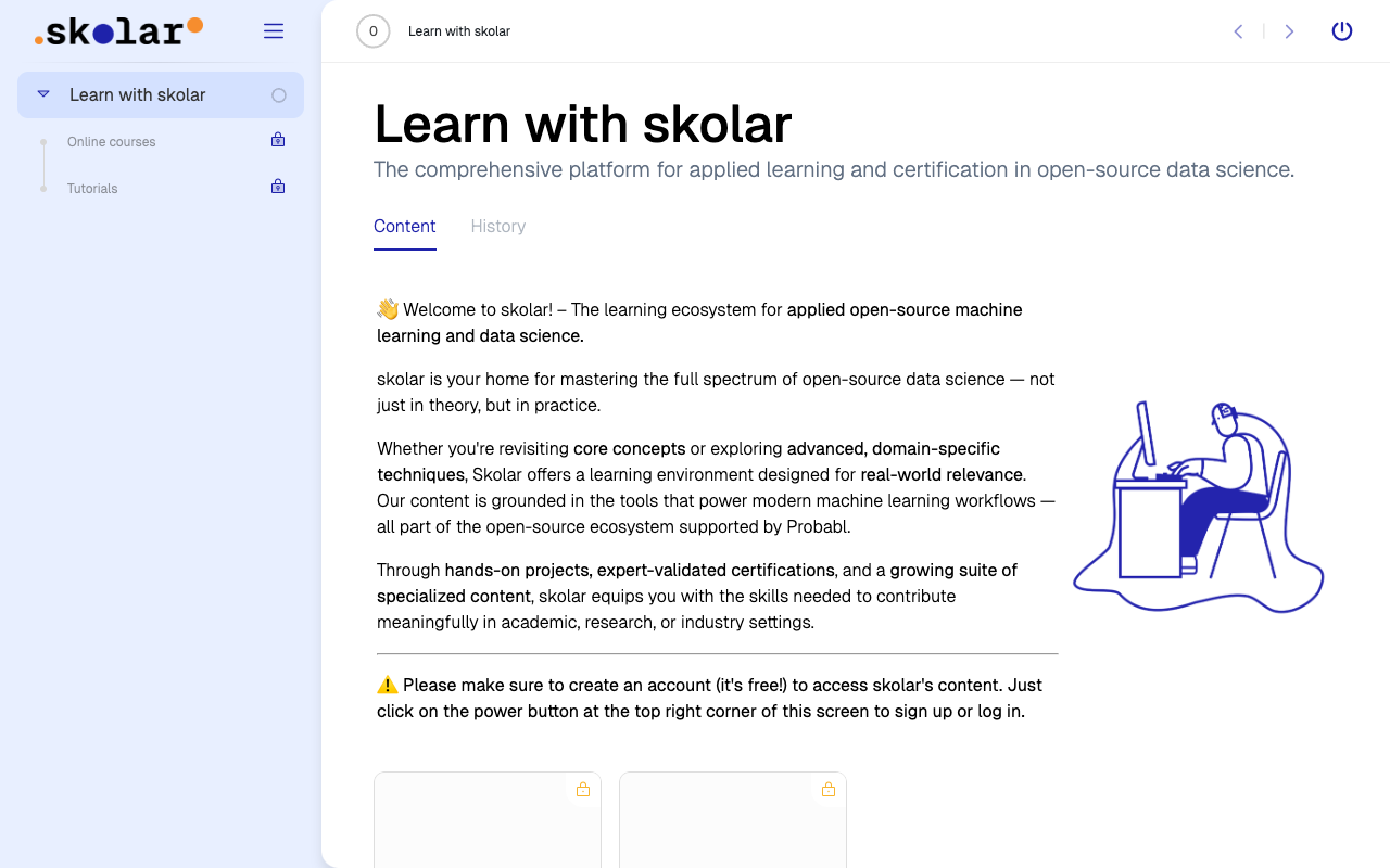 Skolar - A free platform to train and test your skills in open-source machine learning