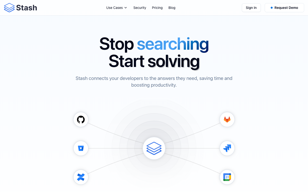 Stash - A tool that provides context from your codebase, issues, and documentation