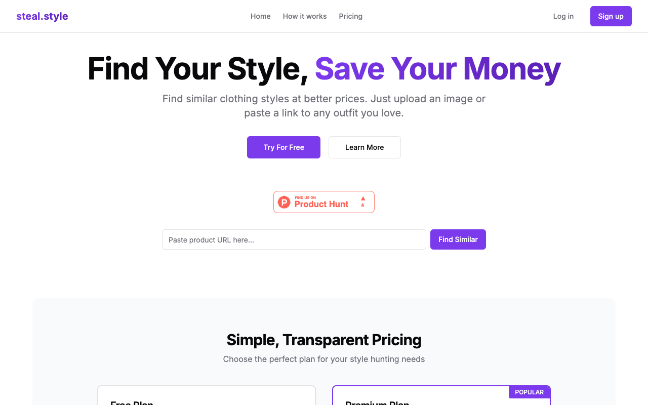 Steal.Style - An AI-powered tool to find cheaper fashion alternatives