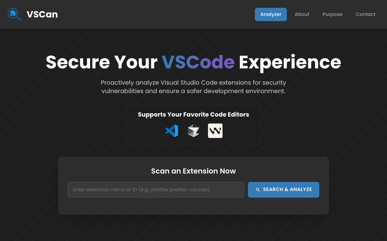 VSCan - Detect Malicious VSCode Extensions with AI