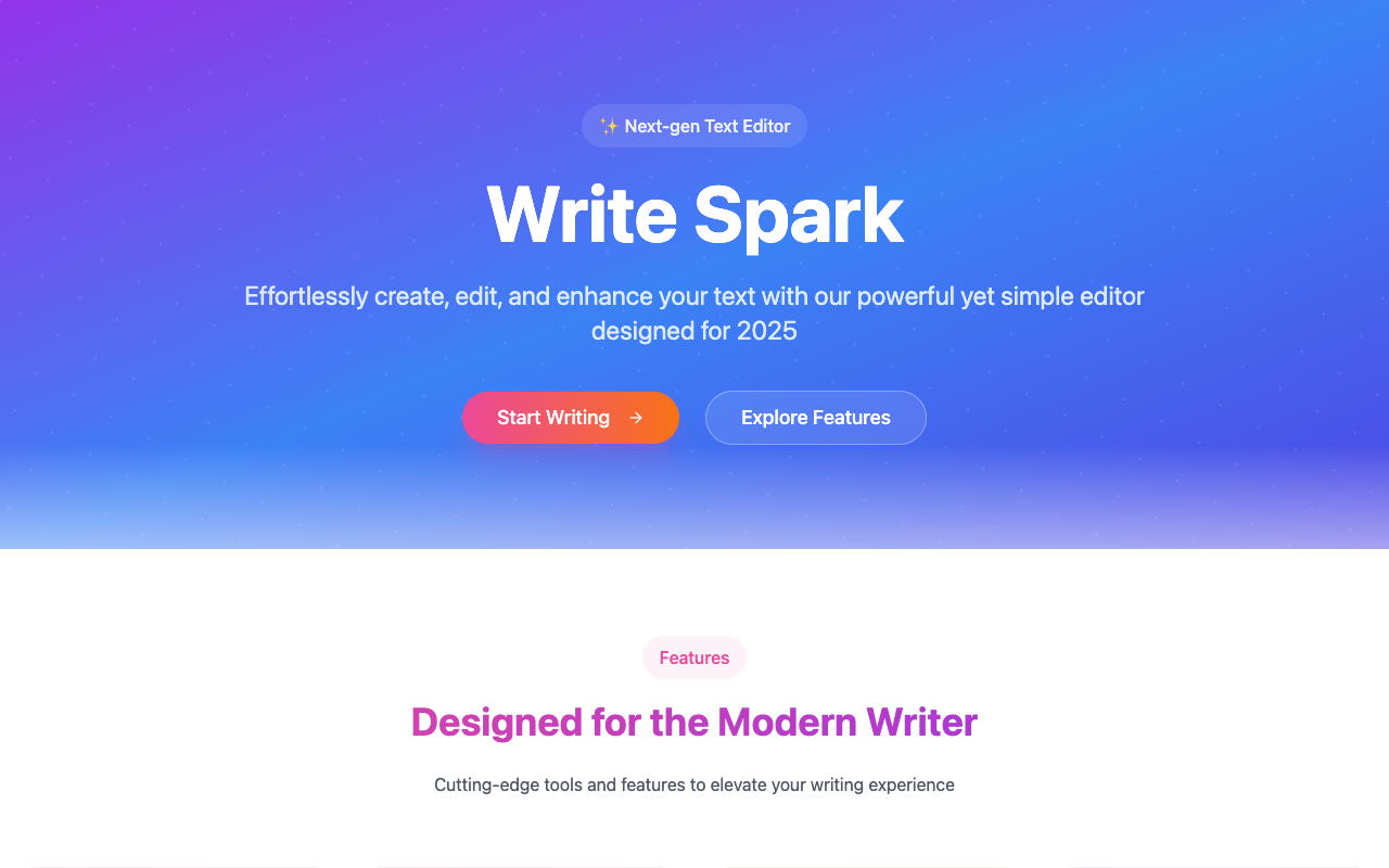 WriteSpark - An AI tool that enhances your text based on your preferences