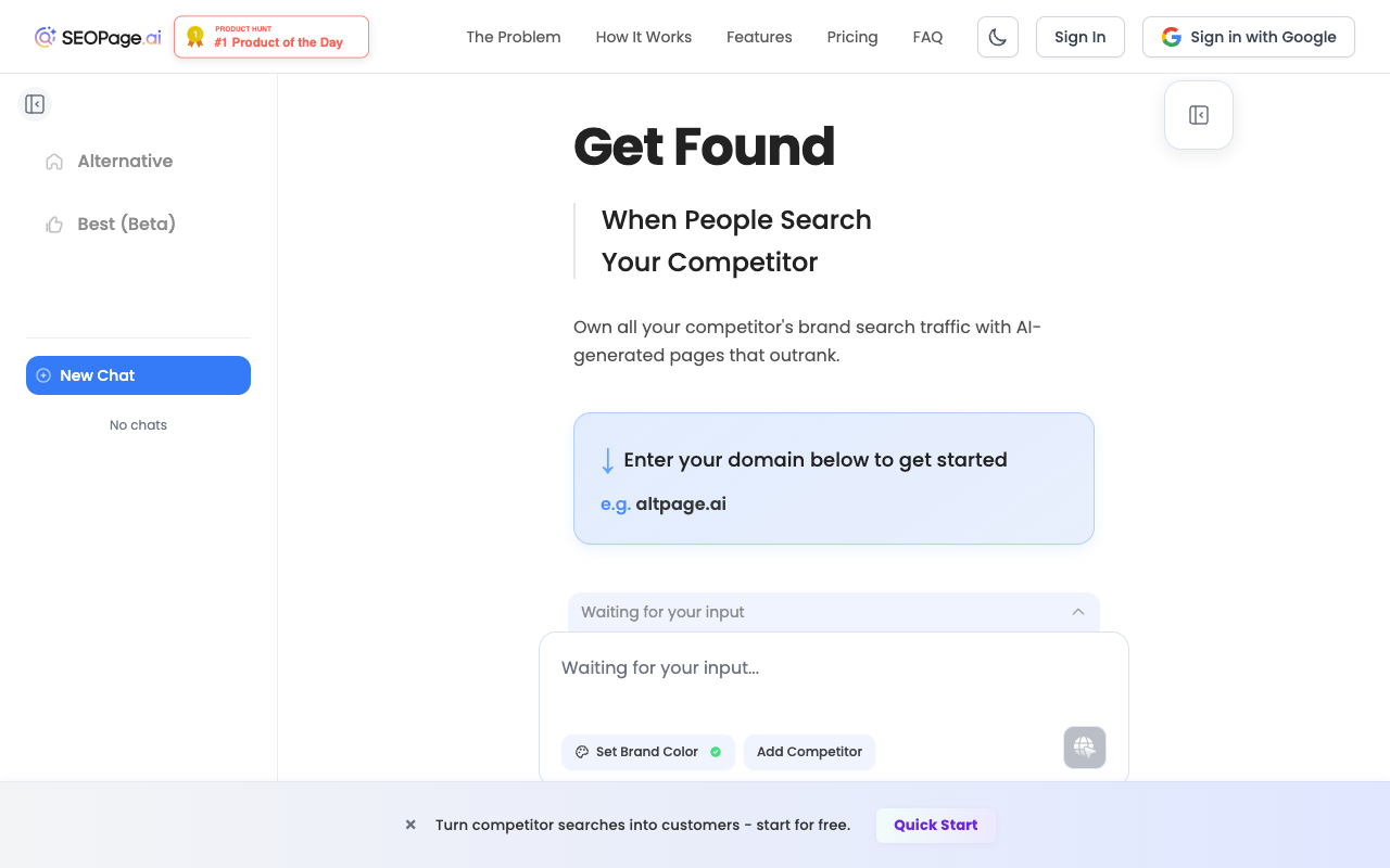 BestPage.ai - An AI-powered platform for creating SEO-optimized 'Best Of' listicles in minutes