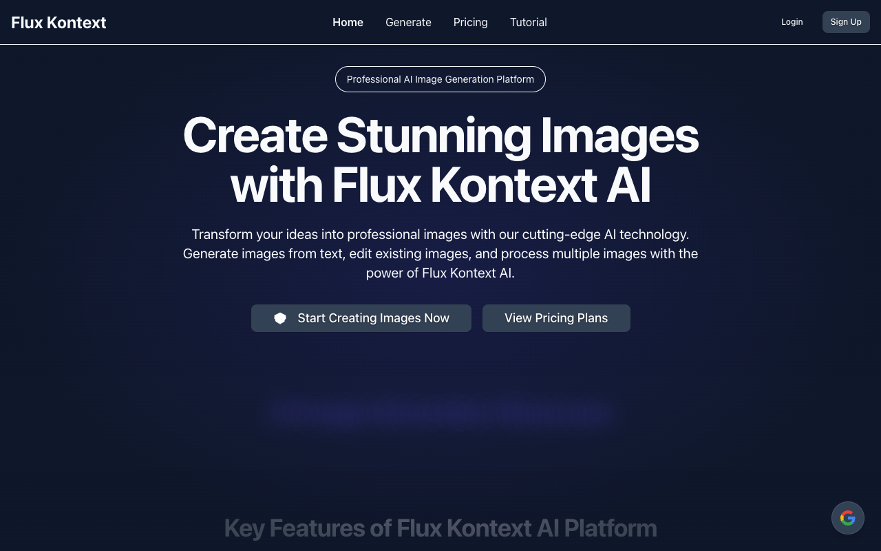 Flux Kontext - Instantly create stunning AI wallpapers from text descriptions