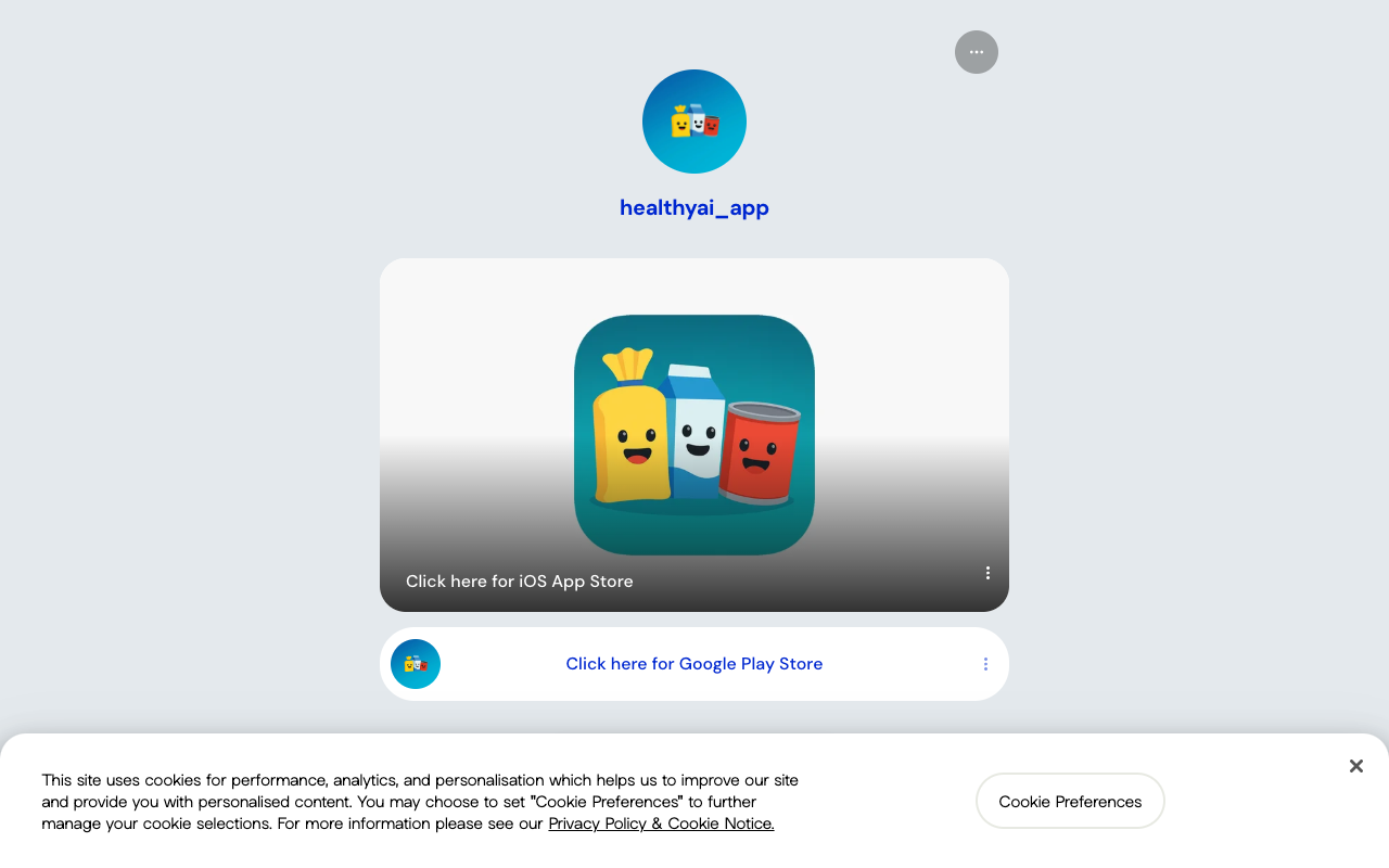 HealthyAI - A smart nutrition scanner that helps you understand what you’re eating
