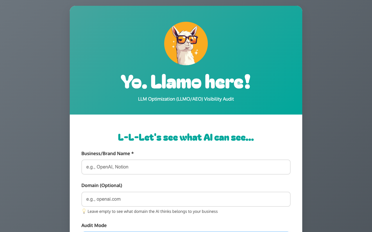 LLaMO - A free tool to check if AI knows your brand