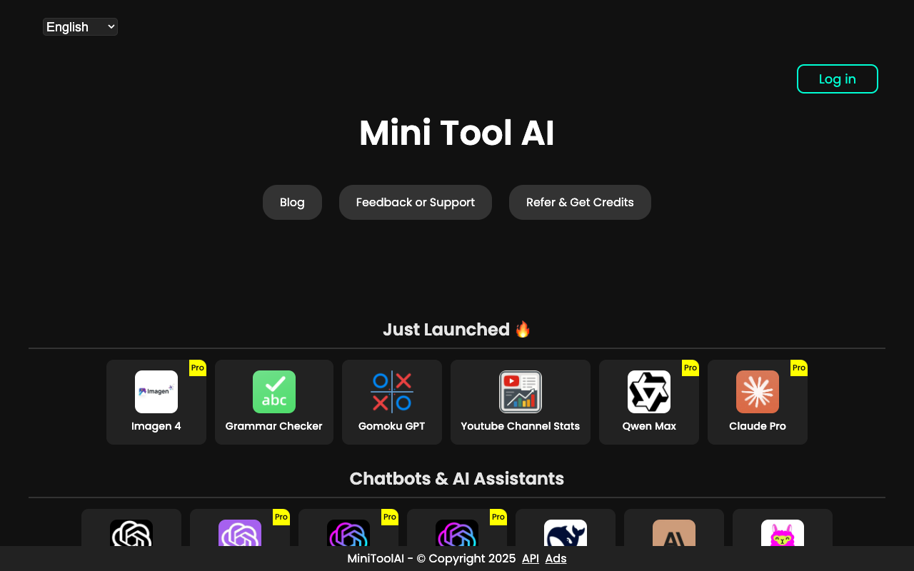 MiniToolAI - A platform offering free AI tools powered by advanced technology