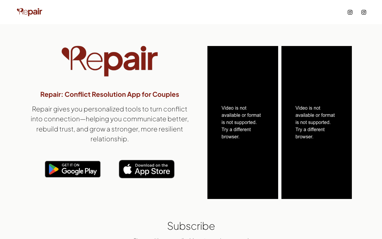 Repair - An AI app that helps couples improve their relationship through guided conflict resolution