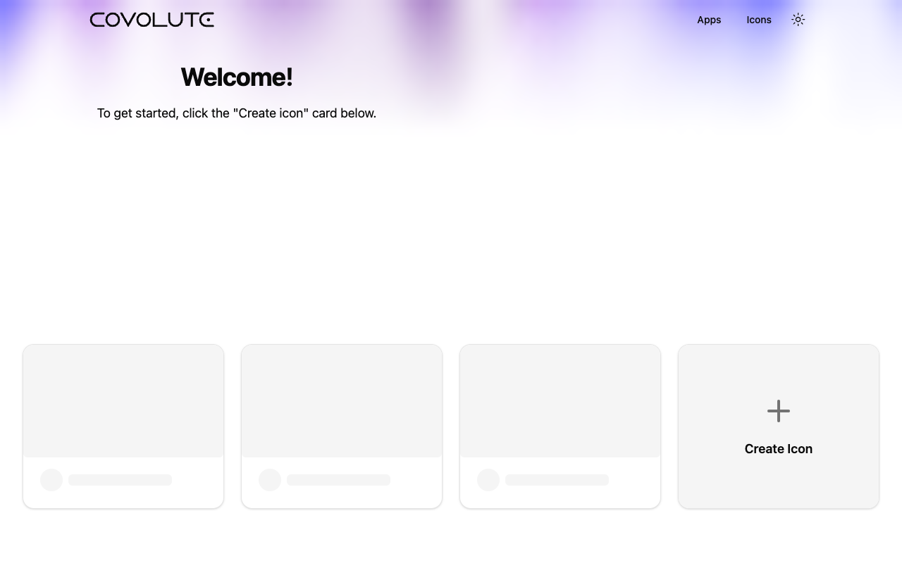 Covolute Logo - Create stunning logos and icons with AI in just 60 seconds