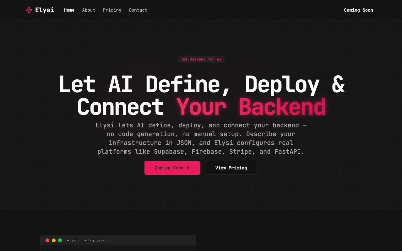 Elysi - Transform APIs into Live SQL Tables for Seamless Integration