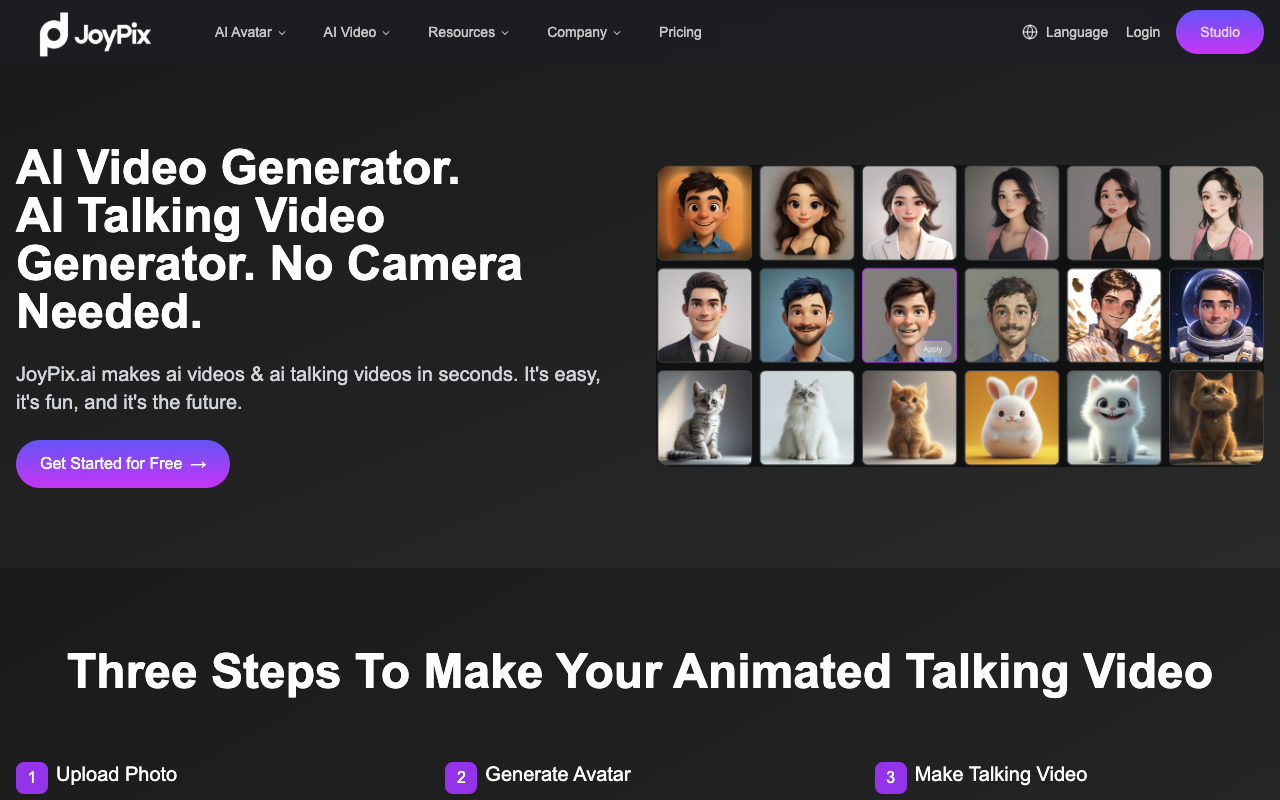 JoyPix.ai - Create Engaging AI Avatar and Video Content Effortlessly