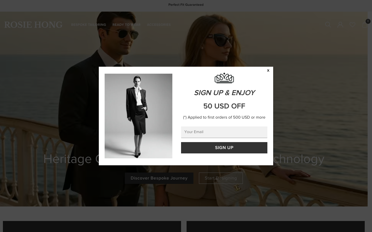 Rosie Hong - Bespoke tailored fashion from home, powered by 3D scan & AI