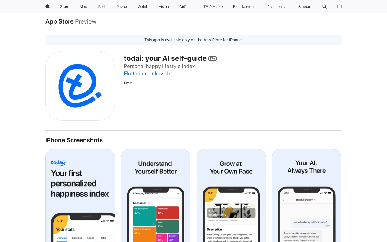 todai - Your personal AI guide for emotional balance and mental clarity