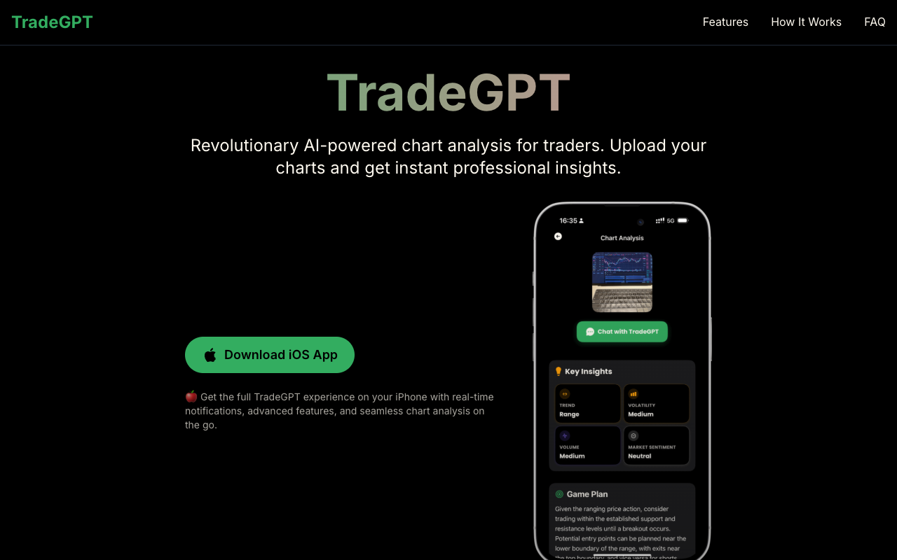 TradeGPT - AI Trading Chart Analysis that Provides Instant Insights for Traders